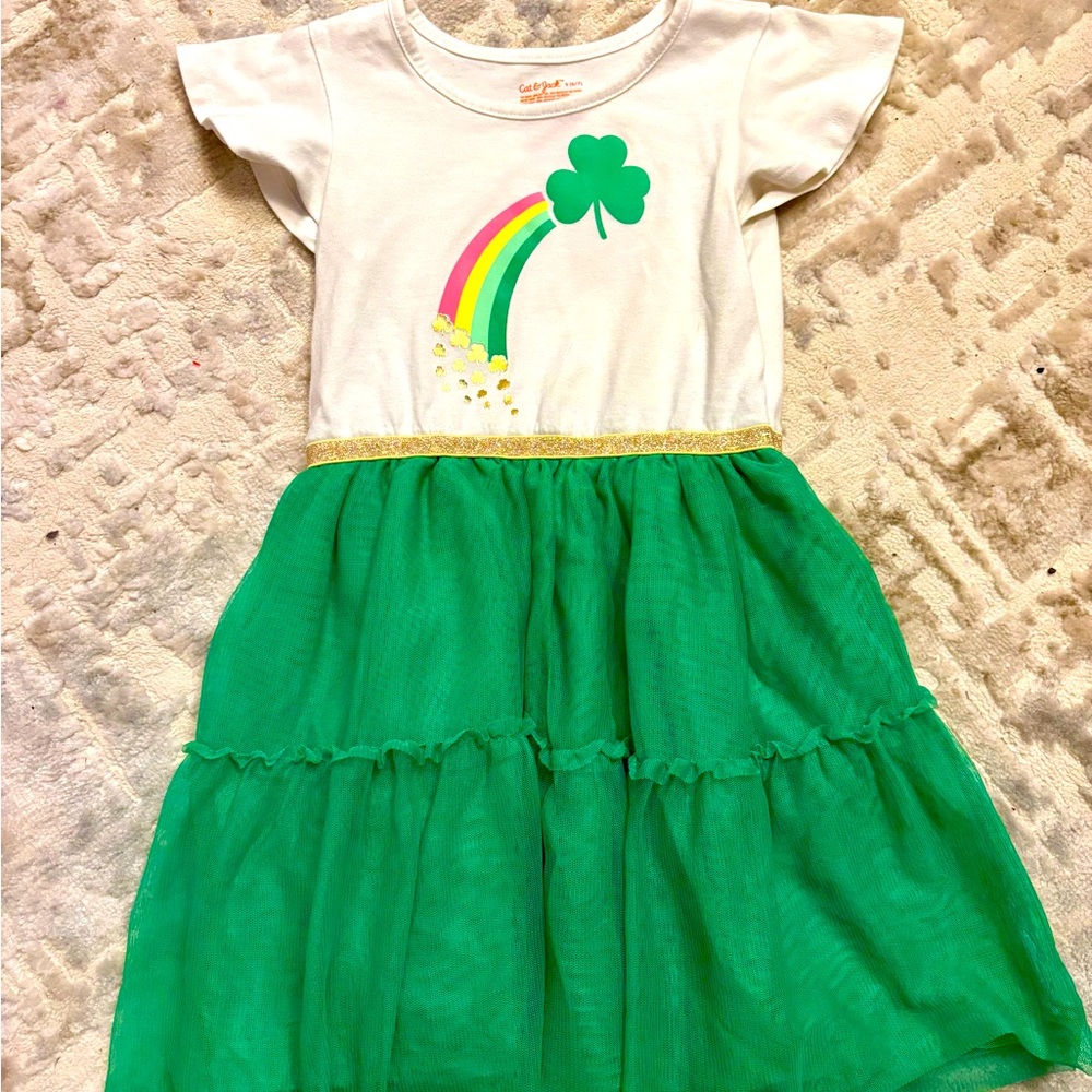Girls size small 6/7 St Patrick’s day dress